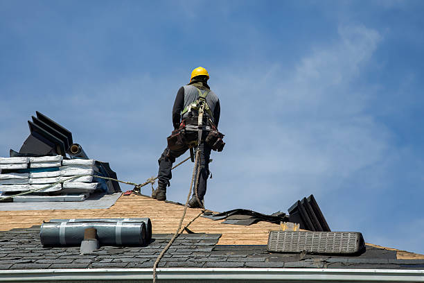Professional Storm Damage Roof Repair technician working in Erieville, NY